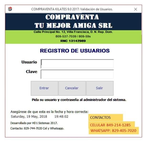 SISTEMA PARA COMPRAVENTAS Y EMPEÑOS